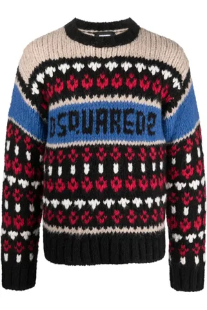 Dsquared2 Crochet-panelling jumper