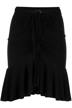 The Andamane Natasha ruched drawstring miniskirt