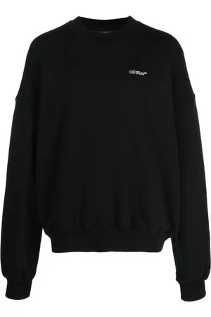 OFF-WHITE Scratch Arrow-print cotton sweatshirt