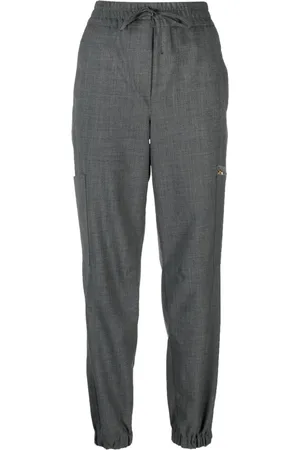 SEMICOUTURE Tapered drawstring trousers