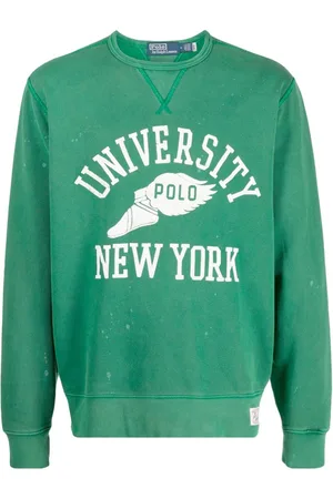 Ralph Lauren Graphic-print fleece-texture sweatshirt