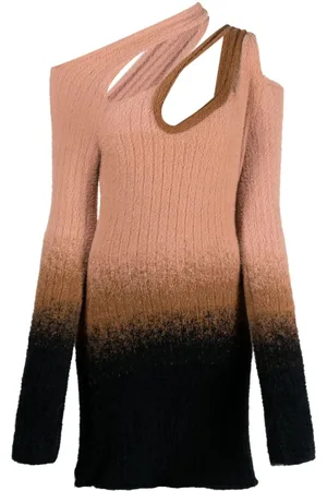 OTTOLINGER Gradient-effect knitted mini dress