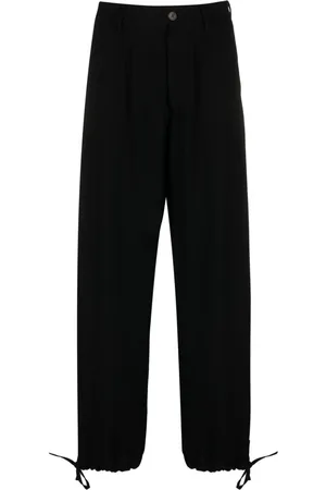 SOCIÉTÉ ANONYME Slogan-print straight-leg trousers