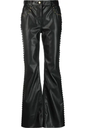 Moschino Stud-detail mid-rise trousers