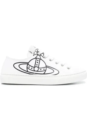Vivienne Westwood Plimsoll Orb-print canvas sneakers