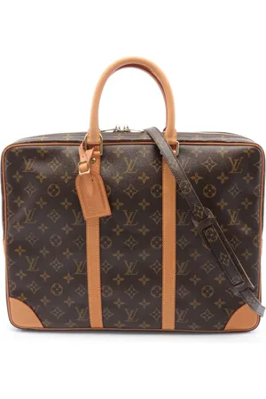 Louis Vuitton Explorer Black Canvas Briefcase Bag (Pre-Owned)