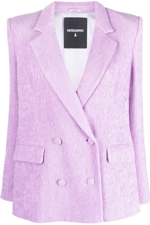 Patrizia Pepe Notched-lapels double-breasted blazer