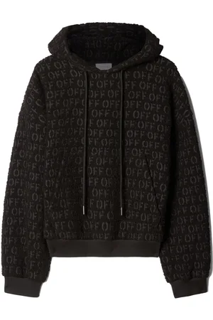 OFF-WHITE Logo bouclé hoodie