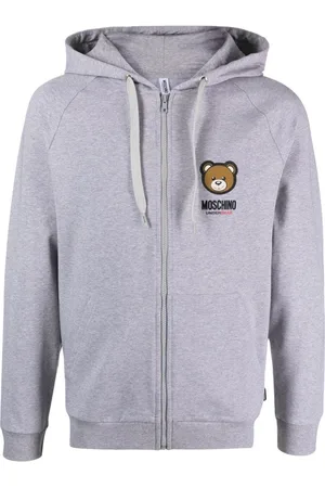Moschino Leo Teddy zipped hoodie