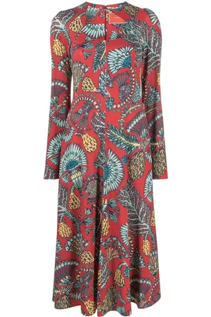 La DoubleJ Farfalla floral-print dress