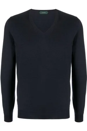 ZANONE Ribbed V-neck sweater