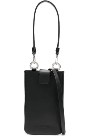 Fabiana Filippi Logo-debossed leather phone case