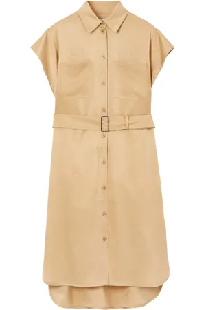 Burberry Equestrian Knight-motif silk dress