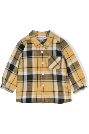 BONPOINT Check-pattern long-sleeve shirt