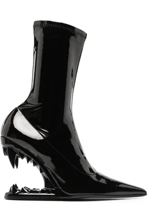GCDS Morso 120mm vinyl ankle boots