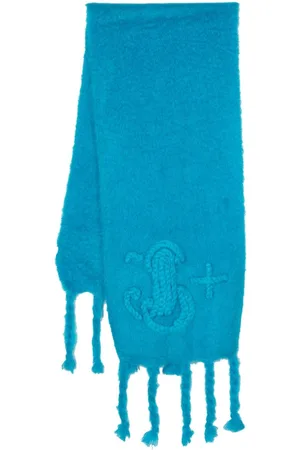 Jil Sander Fringe-edge mohair-blend scarf