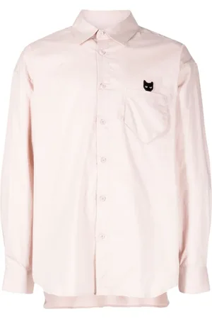 SONGZIO Logo-patch long-sleeve shirt