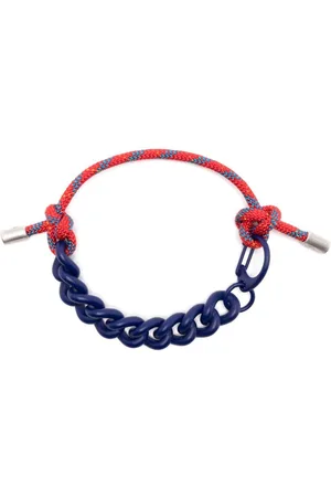 OAMC Chain-link rope bracelet