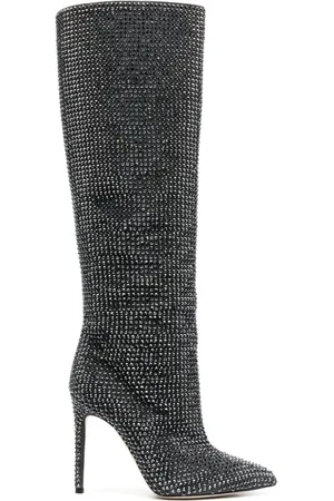 PARIS TEXAS Holly 115mm crystal-embellished boots