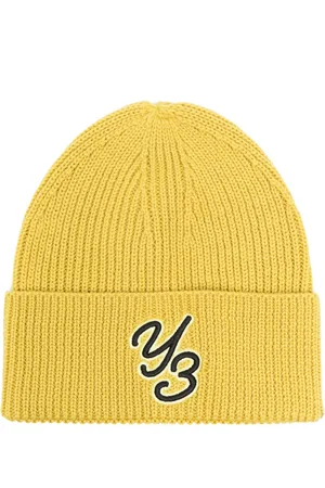 Y-3 Logo-patch wool beanie