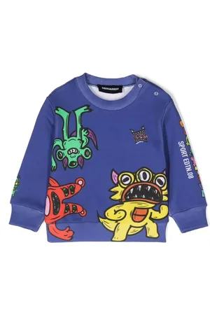 Dsquared2 Graphic-print cotton sweatshirt