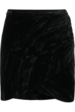 Zadig & Voltaire Judelle crushed velvet miniskirt