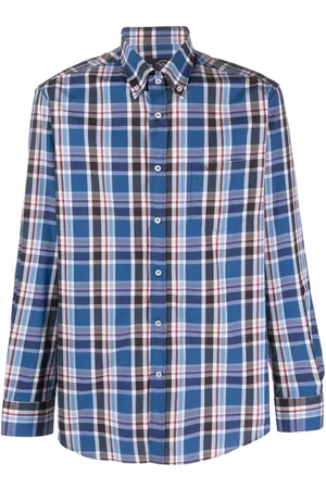 Paul & Shark Tartan-check organic-cotton shirt