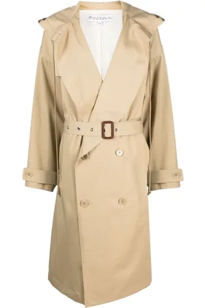 J.W.Anderson Hooded double-breasted trench coat