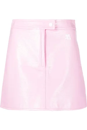Courrèges Reedition Vinyl mini skirt