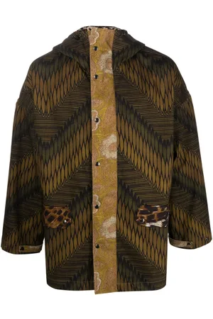 PIERRE-LOUIS MASCIA Graphic-print hooded jacket