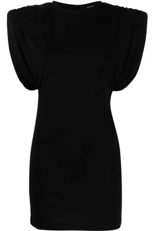 WARDROBE.NYC Sheath gathered-detail sleeveless minidress