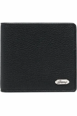 BRIONI Bi-fold leather wallet