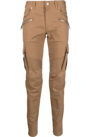 Balmain Zip-detail skinny-leg trousers