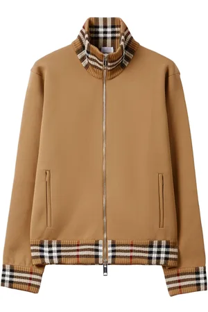 Burberry Vintage Check-trim track jacket