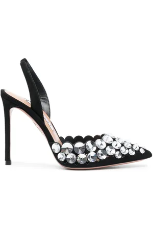 Aquazzura Maxi-Tequila 110mm crystal-embellished pumps