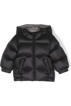 Moncler Logo-appliqué hooded padded jacket