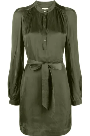 Zadig & Voltaire Ritchin satin-finish shift minidress