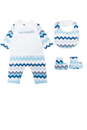 Missoni Logo-print babygrow set