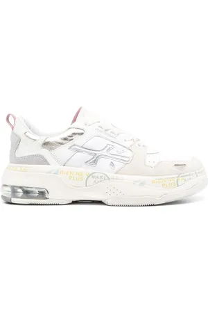 Premiata Drake logo-patch sneakers