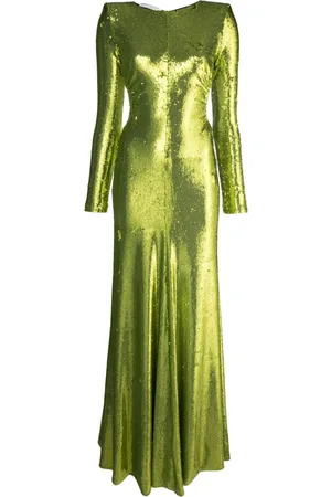 Serafini Sequined open-back dress
