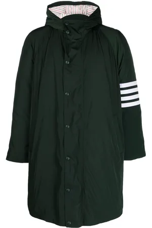 Thom Browne Raglan-sleeve parka coat