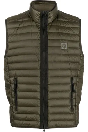 Stone Island Compass-patch quilted gilet