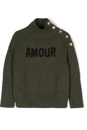 Zadig & Voltaire Slogan-print knitted jumper