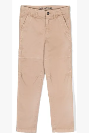 Zadig & Voltaire Logo-patch straight-leg trousers