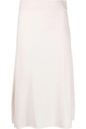 YVES SALOMON Flared knitted skirt