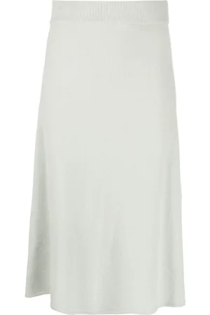 YVES SALOMON Flared knitted skirt