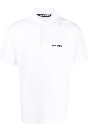 Palm Angels Logo-embroidered polo shirt