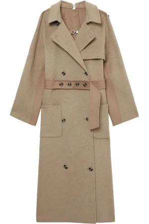 Rokh Button-detail double-breasted maxi coat