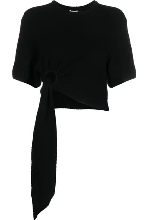 Nanushka Davita asymmetric terrycloth top