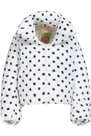 Marni Polka dot-print down jacket